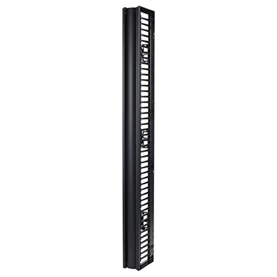 Valueline, Vertical Cable Manager for 2 & 4 Post Racks, 84"H X 6"W, Single-Sided with Door