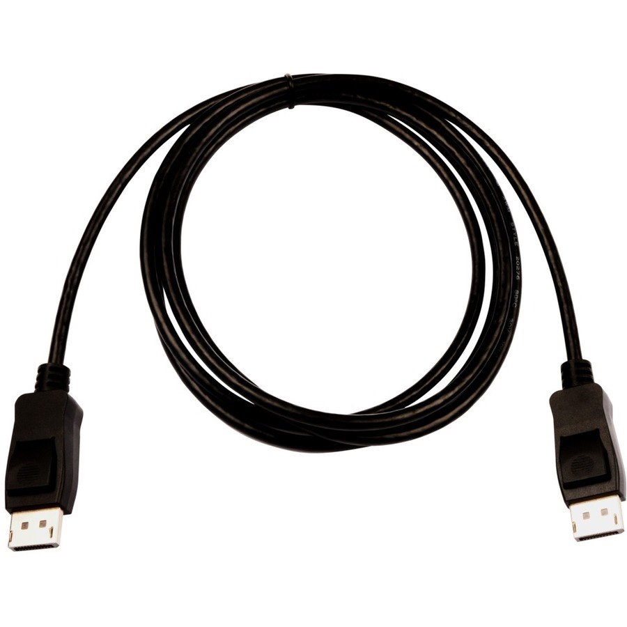 V7 DisplayPort 1.4 Cable 32.4 Gbps 8K UHD 2m/6.6ft Black