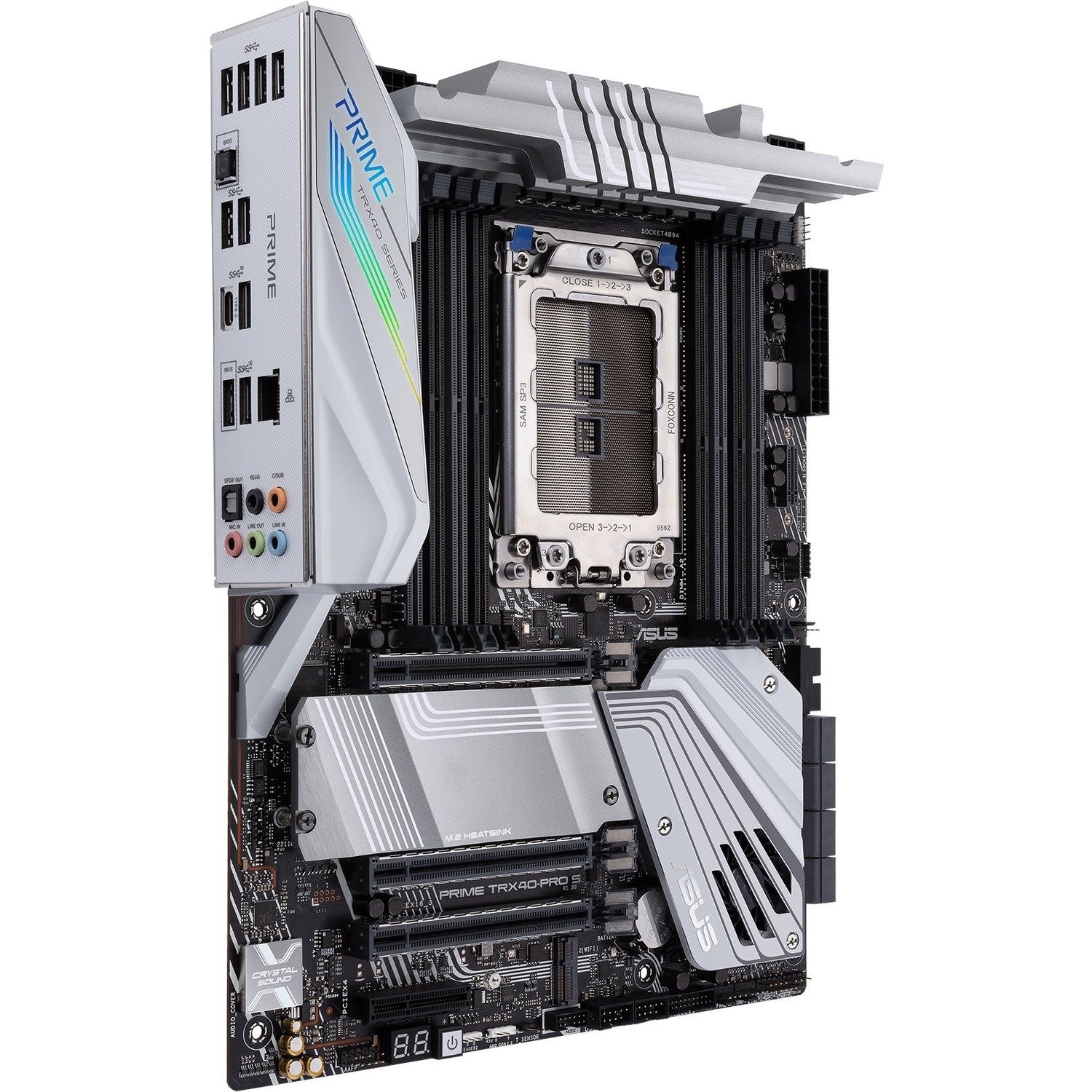 Asus Prime TRX40-PRO S Desktop Motherboard - AMD TRX40 Chipset - Socket sTRX4 - ATX