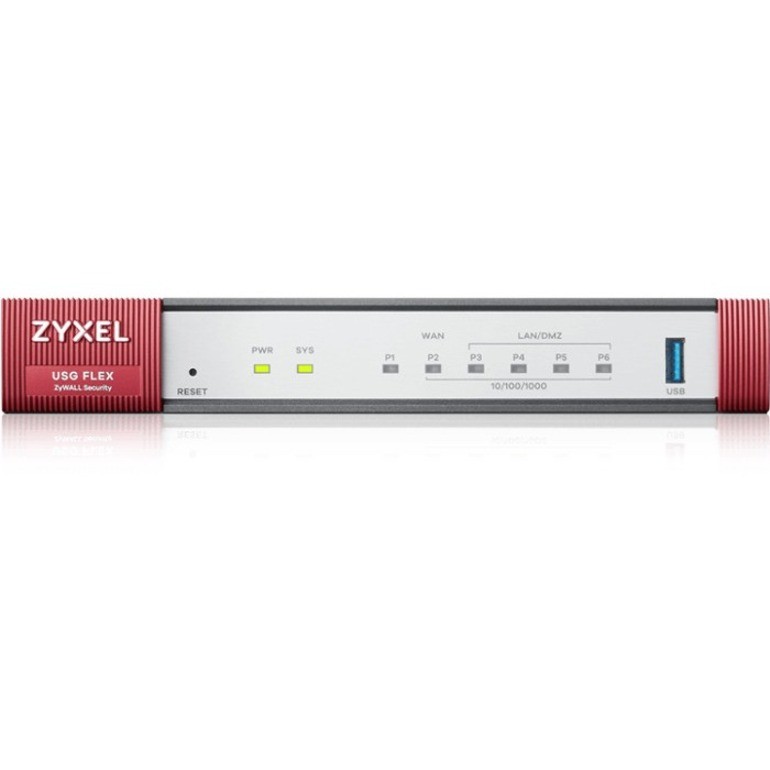 ZYXEL ZyWALL USG FLEX 100HP Network Security/Firewall Appliance - 1 Year Security Bundle