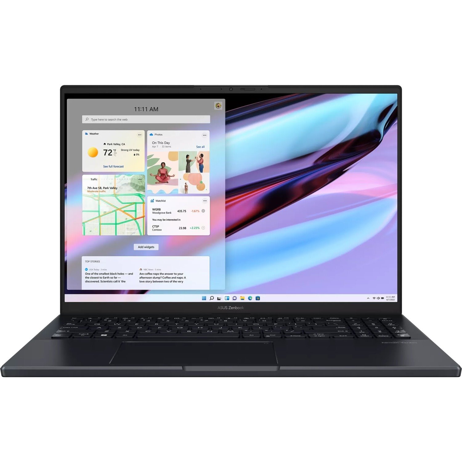 Asus Zenbook Pro 16 UX6601 UX6601ZW-DB76 16" Notebook - 2.5K - Intel Core i7 12th Gen i7-12650H - 32 GB - 1 TB SSD - Tech Black