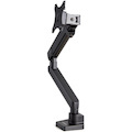 StarTech.com Desk Mount Monitor Arm with 2x USB 3.0 ports, for VESA Display up to 34" (17.6lb/8kg) , C-Clamp/Grommet, Mechanical Spring