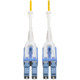 Eaton Tripp Lite Series Duplex Singlemode 9/125 Fiber Patch Cable (LC/LC), Push/Pull Tabs, 2 m (6 ft.)