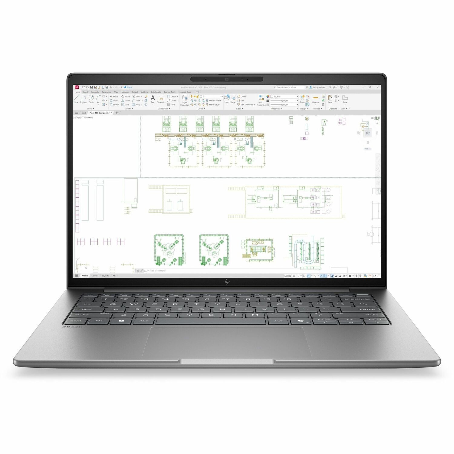 HP ZBook 8 G2i 14" Touchscreen Copilot+ PC Mobile Workstation - WUXGA - Intel Core Ultra 7 Series 3 356H - 16 GB - 512 GB SSD - English Keyboard - Meteor Silver Aluminum