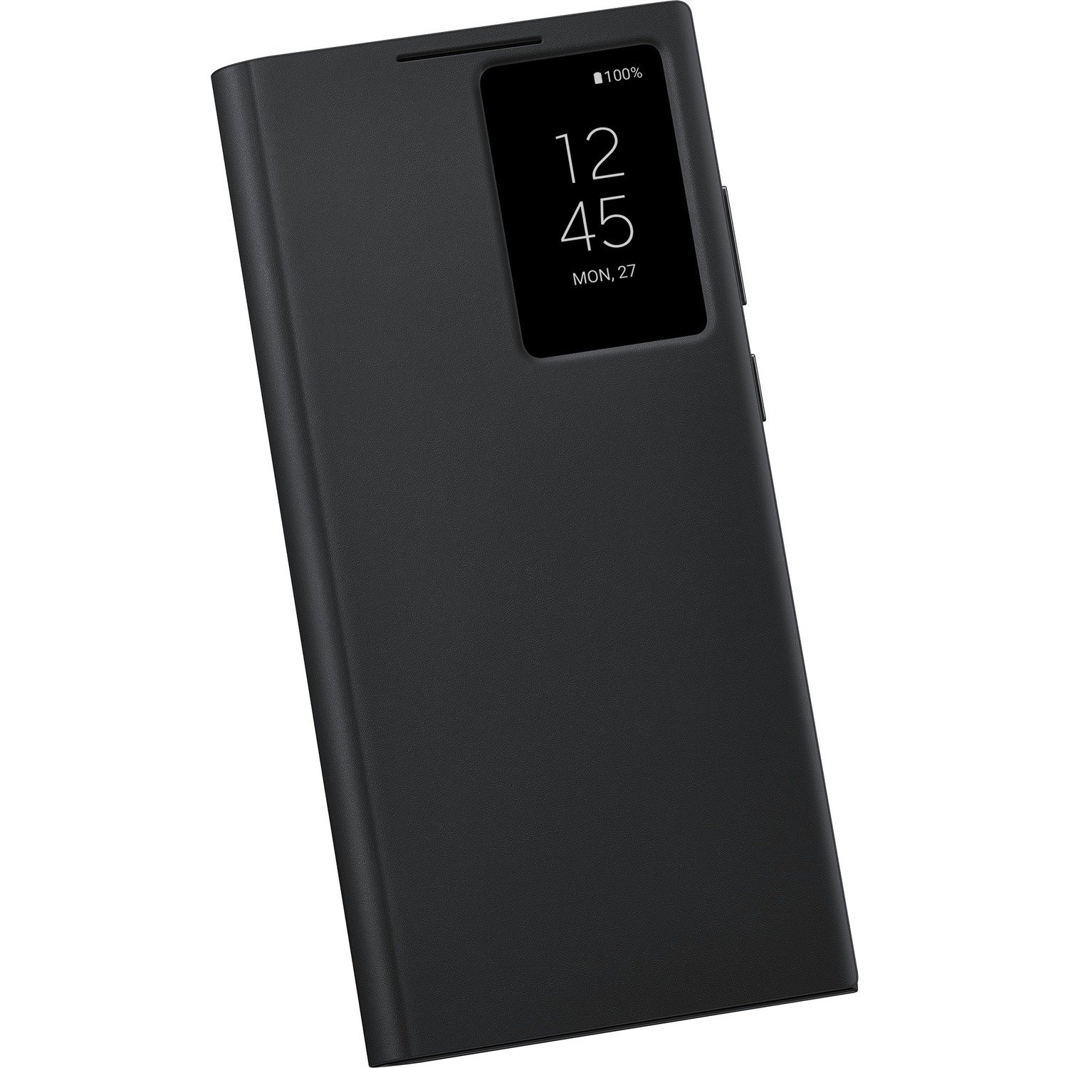 Samsung Smart Clear View Carrying Case (Flip) Samsung Galaxy S22 Ultra Smartphone - Black