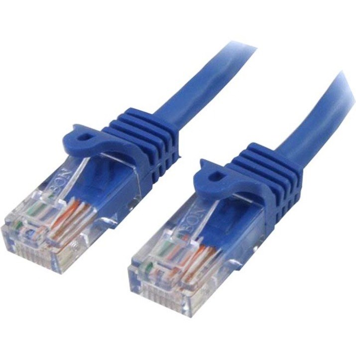 StarTech.com 5m Cat5e Patch Cable with Snagless RJ45 Connectors - Blue - 5 m Patch Cord