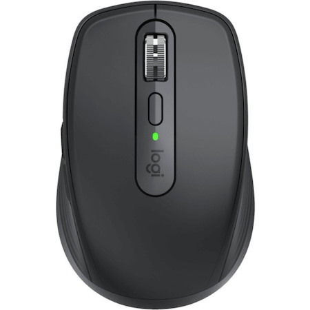 Logitech MX Anywhere 3 Compact Performance Mouse, Wireless, Comfort, Fast Scrolling, Any Surface, Portable, 4000DPI, Customizable Buttons, USB-C, Bluetooth, Apple Mac, iPad, Windows PC, Linux, Chrome (Black)