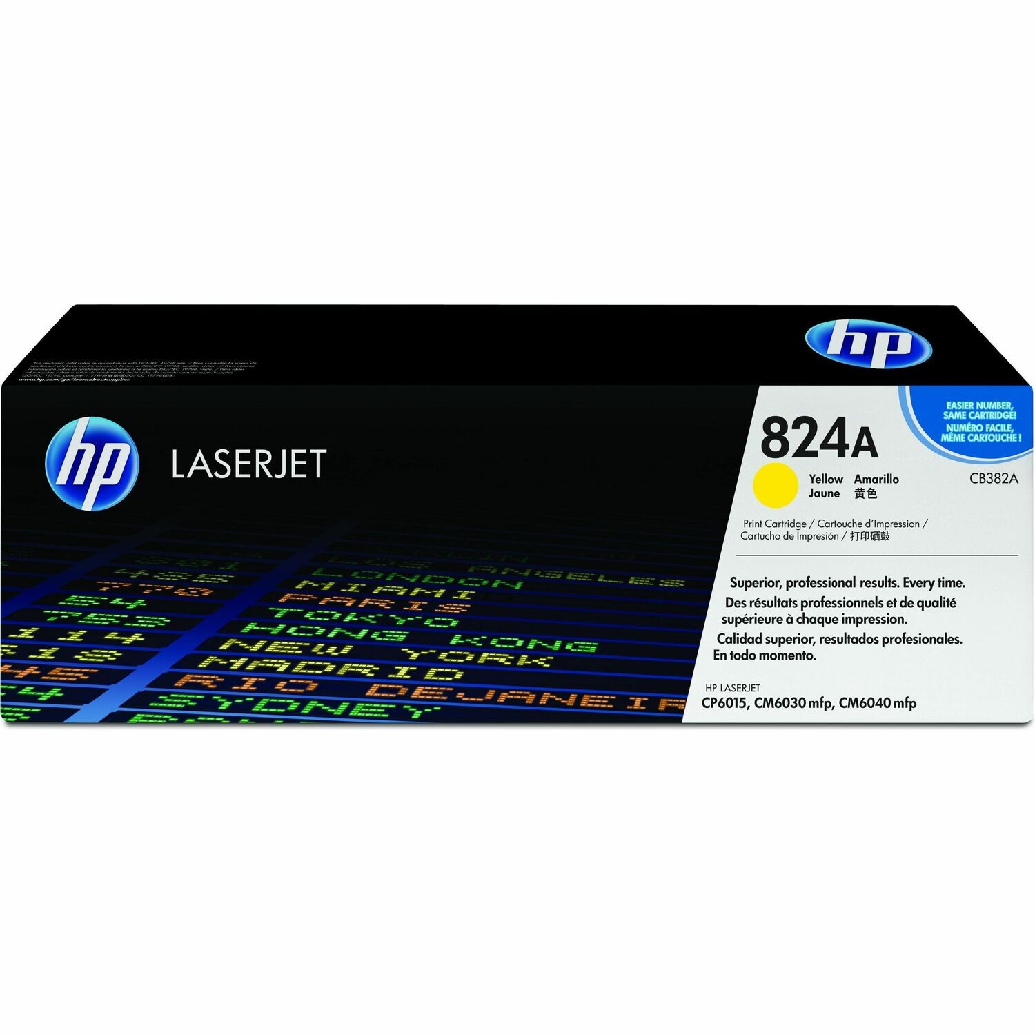 HP 824A (CB382A) Laserdruck Tonerkartusche - Gelb - Original - Einzelpackung - 1 Each