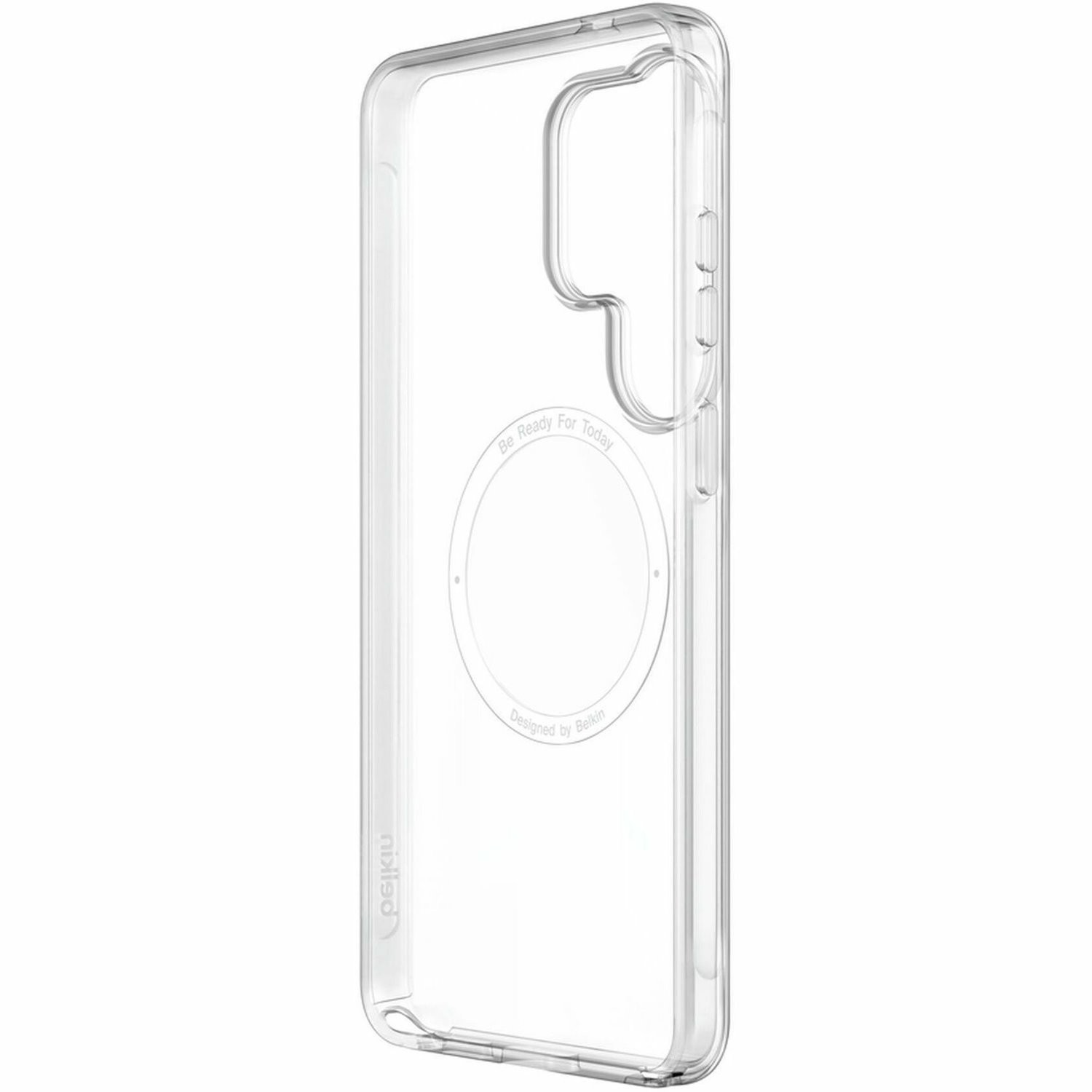 Belkin SheerForce Case for Samsung Galaxy S26 Ultra Smartphone - Grippy Side Grooves, Textured Buttons - Clear