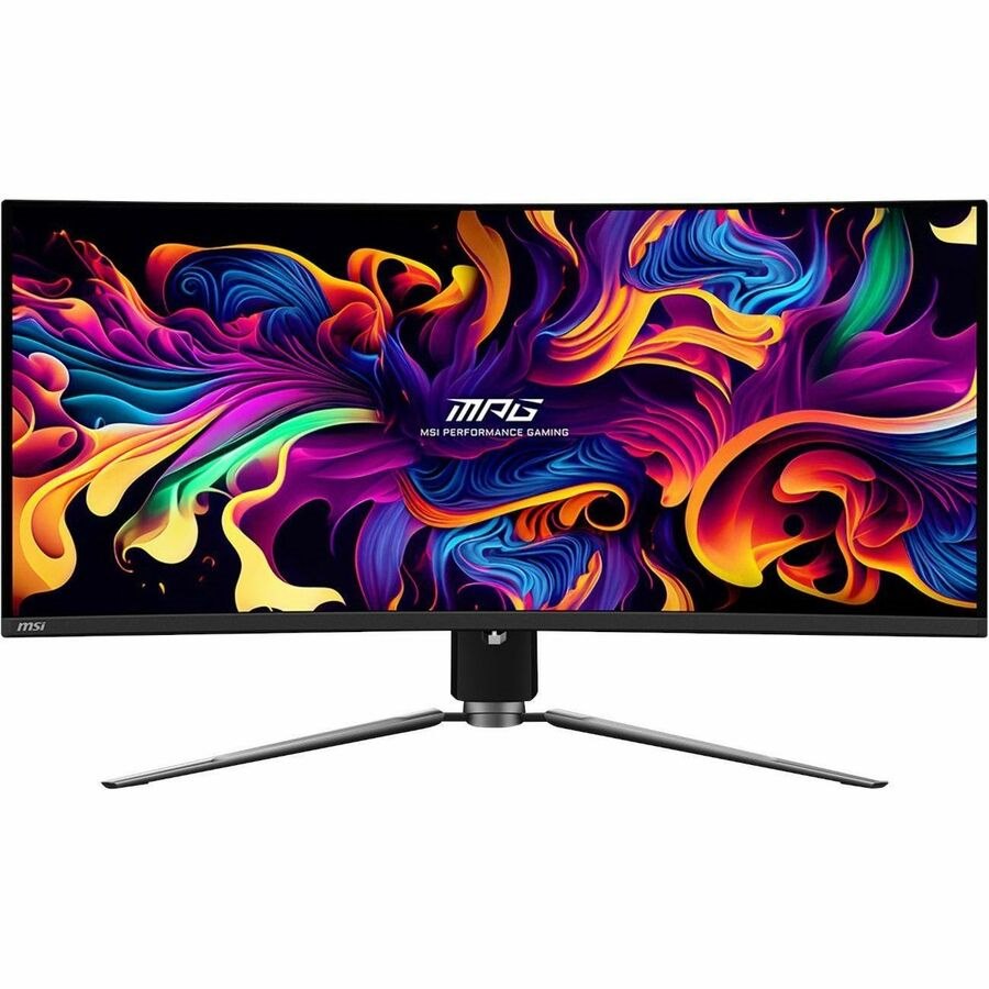 MSI 341CQPX QD-OLED 34" Class UW-QHD Curved Screen Gaming OLED Monitor - 21:9 - Black