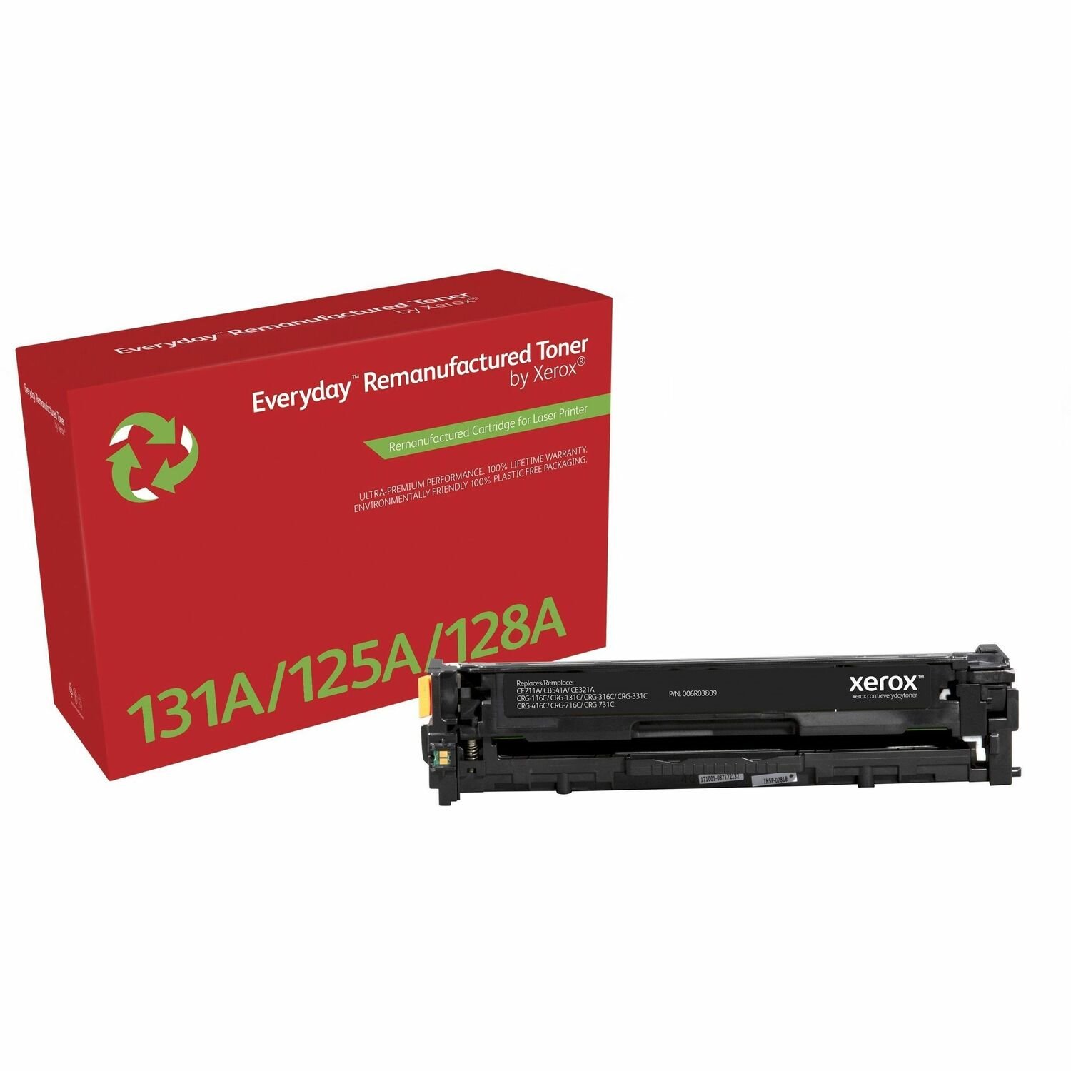 Xerox Everyday Standard Yield Laser Toner Cartridge 131A, 125A, 128A (CF211A, CB541A, CE321A) - Cyan - 1 / Pack
