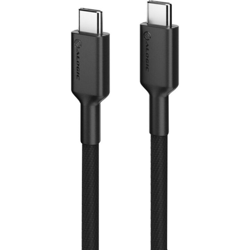 ALOGIC Elements PRO USB-C to USB-C cable - Male to Male - 2m - USB 2.0 - 5A - 480Mbps OD: 4.0 - Black