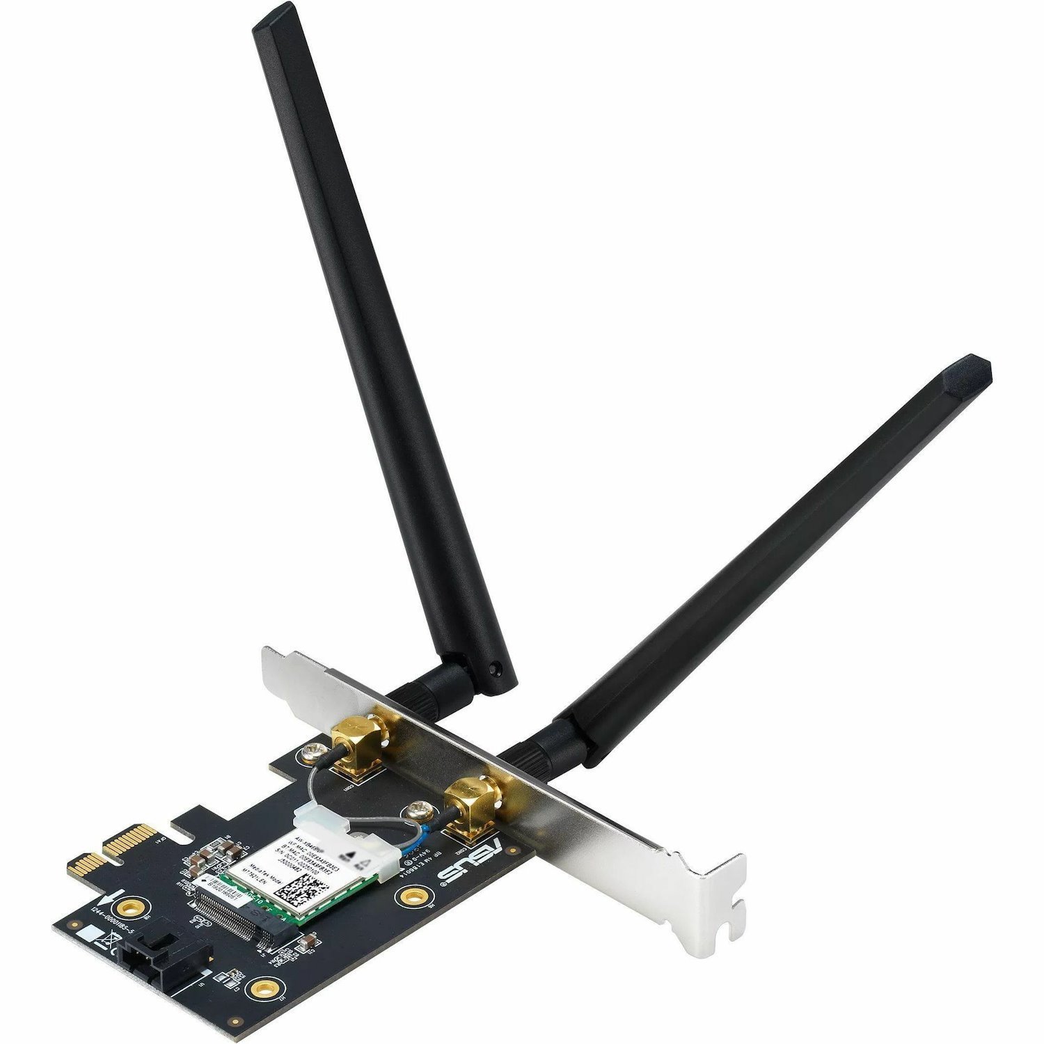 Asus PCE-BE6500 IEEE 802.11be Bluetooth 5.4 Tri Band Wi-Fi/Bluetooth Combo Adapter for Desktop Computer/Motherboard