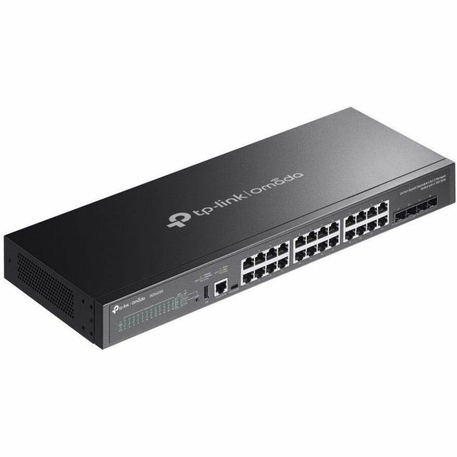 TP-Link Omada 24-Port Gigabit Stackable Lite L3 Managed Switch with 4× 10G Slots