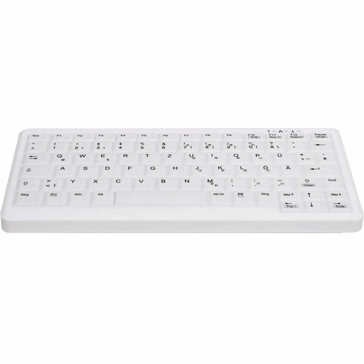 Active Key Keyboard - Cable Connectivity - USB 1.1 Interface - French - White