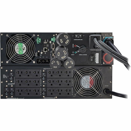 Eaton Tripp Lite Series SmartOnline 5000VA 4500W 120/208V Online Double-Conversion UPS with Stepdown Transformer and Maintenance Bypass - 5-20R/L6-20R/L6-30R Outlets, L6-30P Input, Network Card Included, Extended Run, 6U