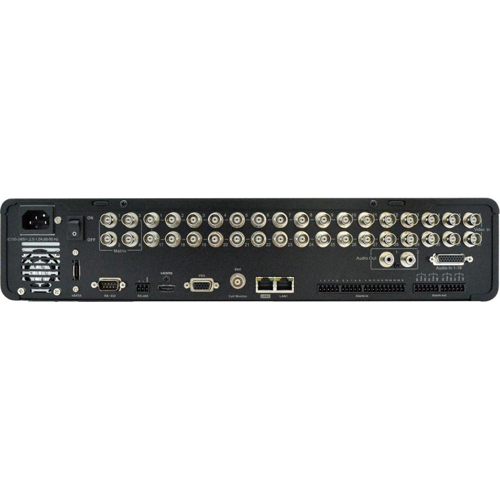 EverFocus 32 Channel Real - Time WD1/960H DVR - 4 TB HDD