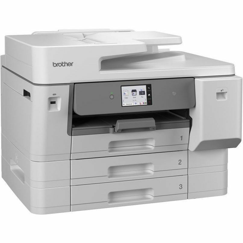 Brother Professional MFC-J6977DW Wired & Wireless Inkjet Multifunction Printer - Colour - White, Grey