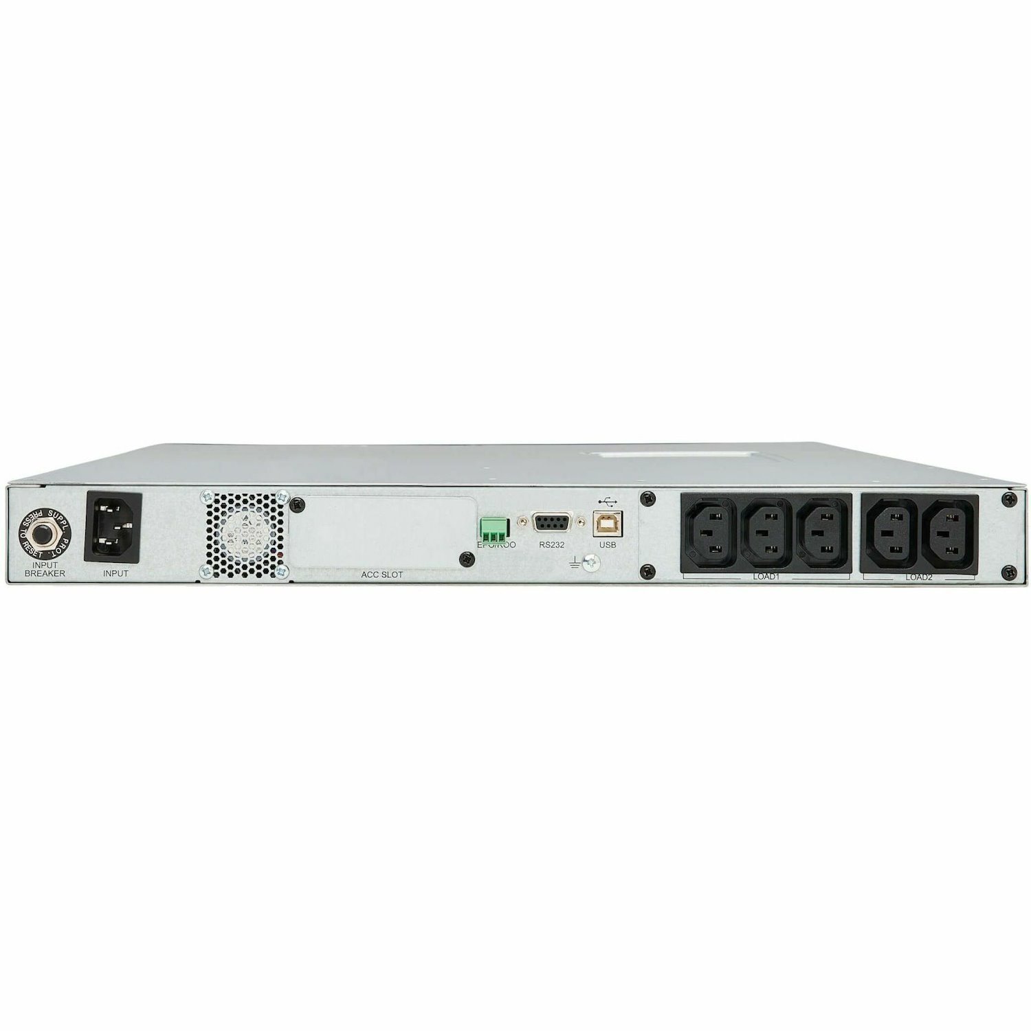 Eaton Tripp Lite Series SmartOnline 1500VA 1440W 208/230V Double-Conversion UPS - 5 Outlets, Network Card Option, LCD, USB, DB9, 1U Rack