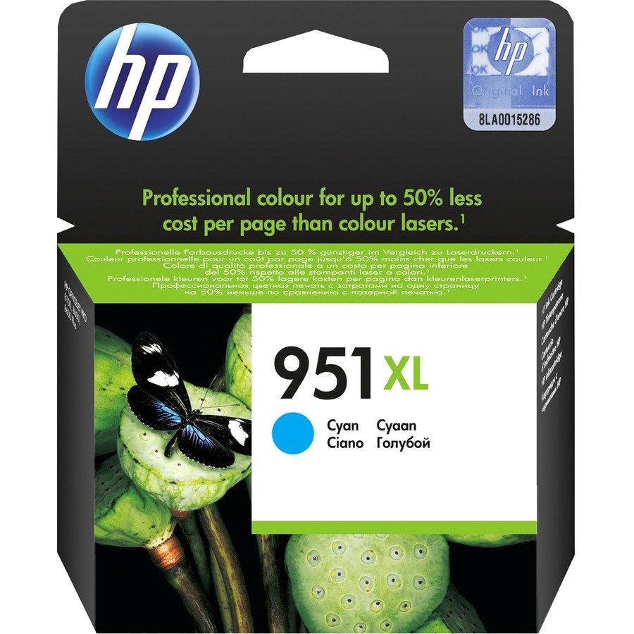 HP 951XL Original Inkjet Ink Cartridge - Cyan - 1 Pack