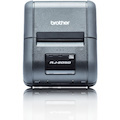 Brother RuggedJet RJ-2050 Direct Thermal Printer - Monochrome - Portable - Receipt Print - USB - Bluetooth - Wireless LAN - Battery Included