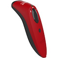 Socket Mobile SocketScan S720 Handheld Barcode Scanner - Wireless Connectivity - Red