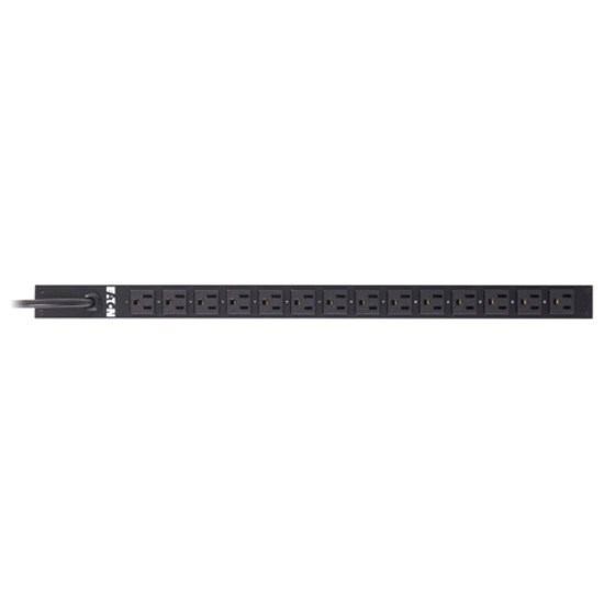 Eaton Basic rack PDU, 0U, 5-15P input, 1.44 kW max, 100-120V, 15A, 15 ft cord, Single-phase, Outlets: (14) 5-15R