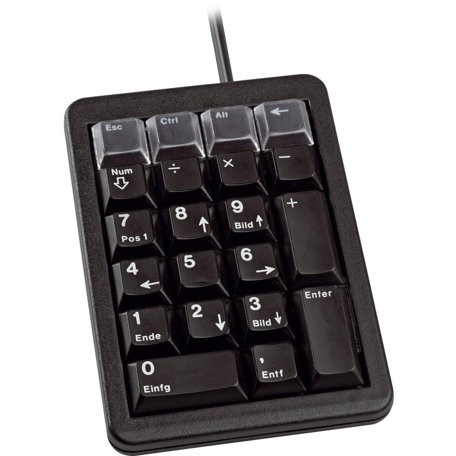 CHERRY G84-4700 Keypad - Kabel Konnektivität - USB Schnittstelle - Französisch - Schwarz