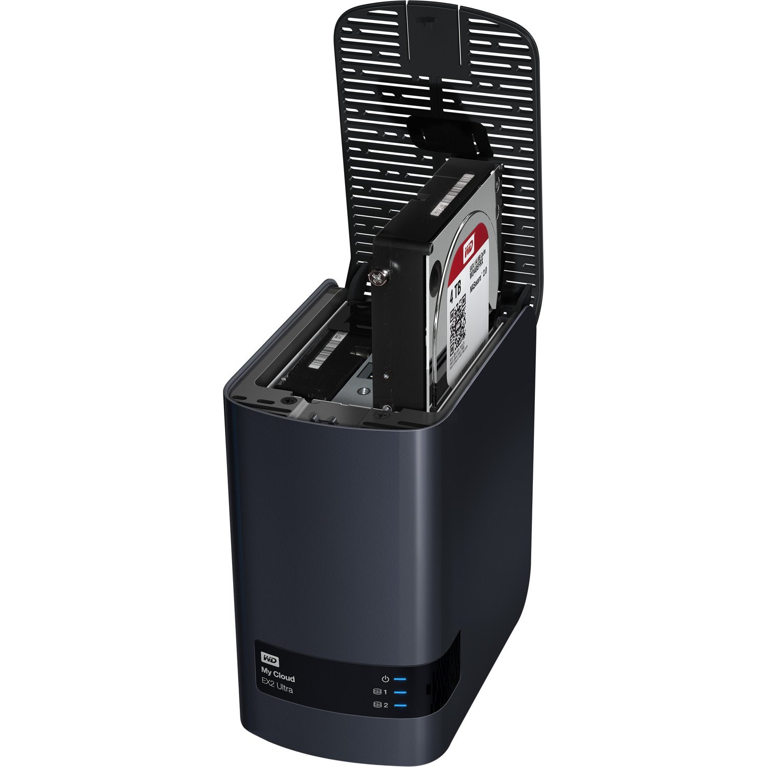 WD My Cloud EX2 Ultra WDBVBZ0120JCH 2 x Total Bays NAS Storage System - 12 TB HDD - Marvell Armada 385 385 Dual-core (2 Core) 1.30 GHz - 1 GB RAM - DDR3 SDRAM Desktop