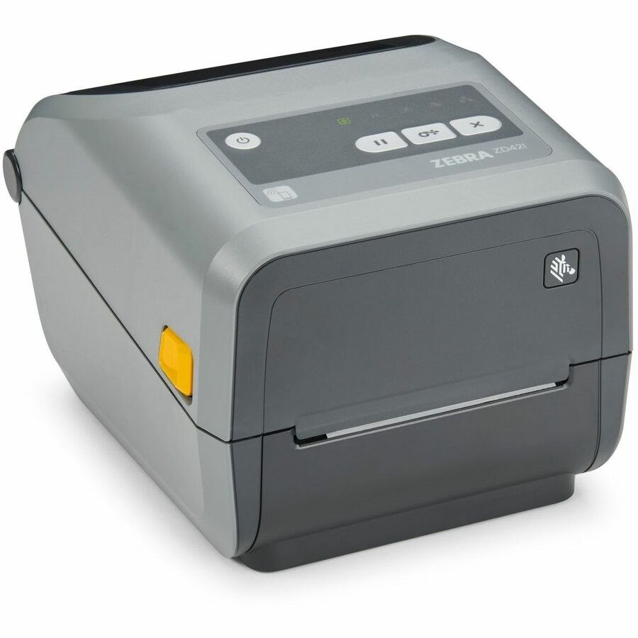 Zebra ZD421 Desktop, Retail, Healthcare, Transportation & Logistic, Manufacturing Thermal Transfer Printer - Monochrome - Label/Receipt Print - Fast Ethernet - USB - USB Host - Bluetooth - Near Field Communication (NFC)