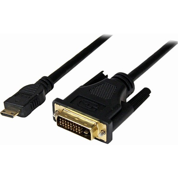 StarTech.com 3m (9.8 ft) Mini HDMI to DVI Cable, DVI-D to HDMI Cable (1920x1200p), HDMI Mini Male to DVI-D Male Display Cable Adapter