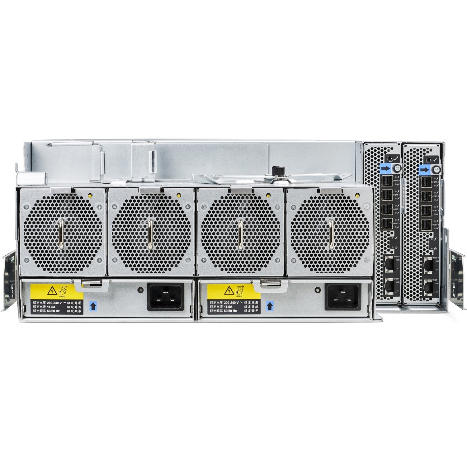 Seagate CORVAULT 4U106 RAID 12G SAS Self Healing Managed Rackmount Storage System - includes 2.12PB 106x 20TB 3.5" Exos Hard Drives (HDD), 1.2m deep, advanced data protection, autonomous drive regeneration (ADR), ADAPT rebuild, 5-year limited warranty