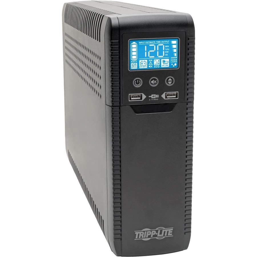 Tripp Lite by Eaton Line Interactive UPS with USB and 10 Outlets - 120V, 1300VA, 720W, 50/60 Hz, AVR, ECO Series, ENERGY STAR V2.0