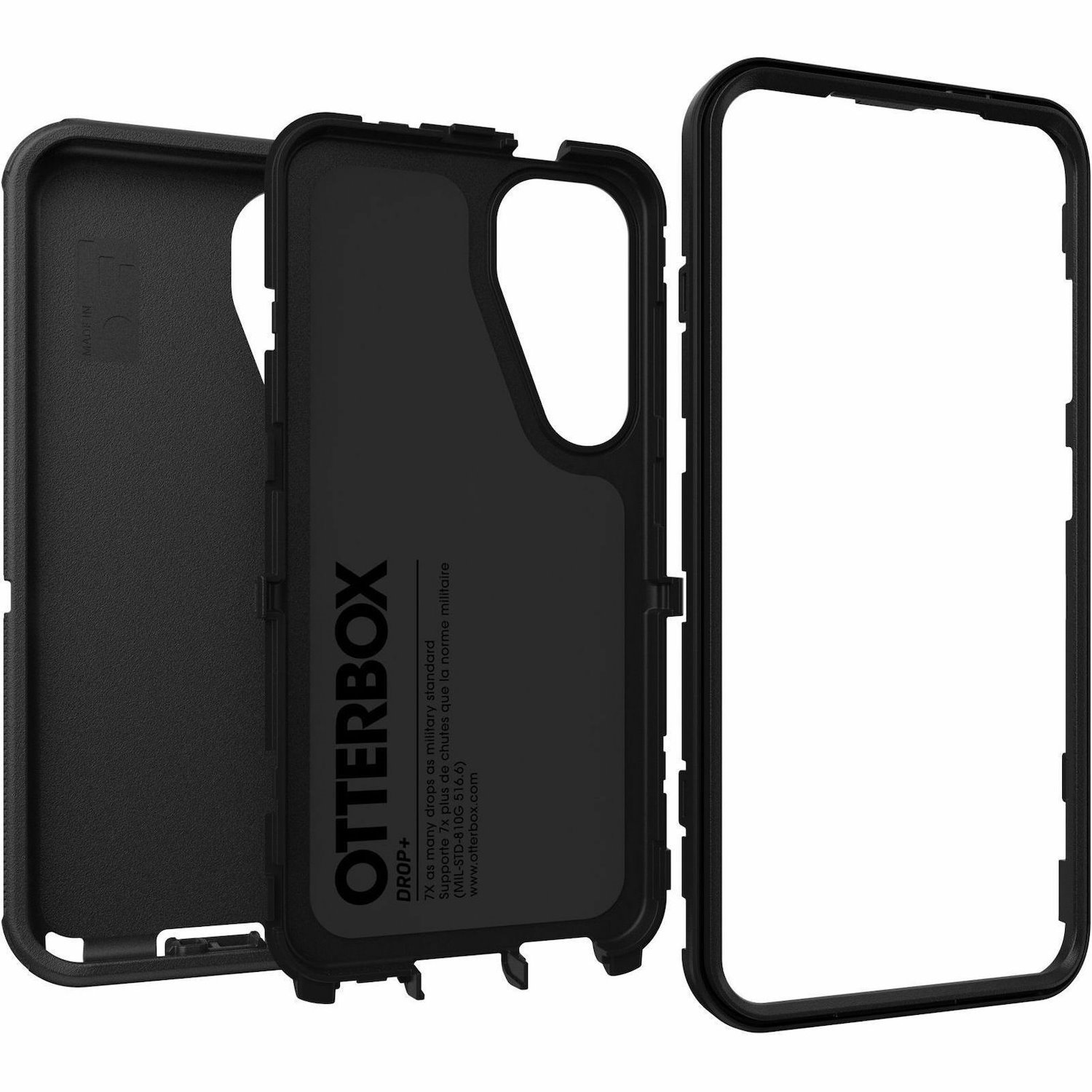 OtterBox Defender Case for Samsung Galaxy S25 Smartphone - Black