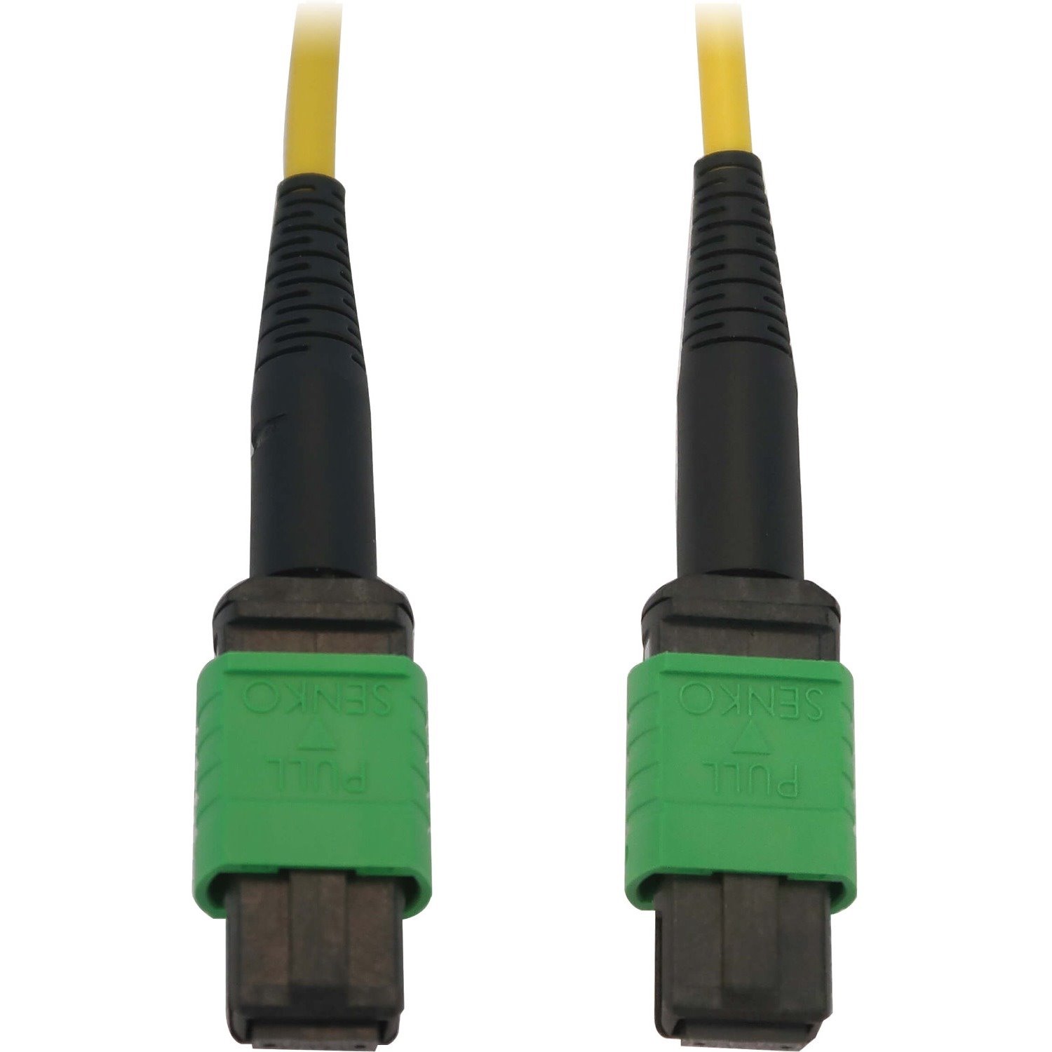 Eaton Tripp Lite Series 40/100G Singlemode 9/125 OS2 Fiber Optic Cable (12F MTP/MPO-APC F/F), LSZH, Yellow, 3 m (9.8 ft.)