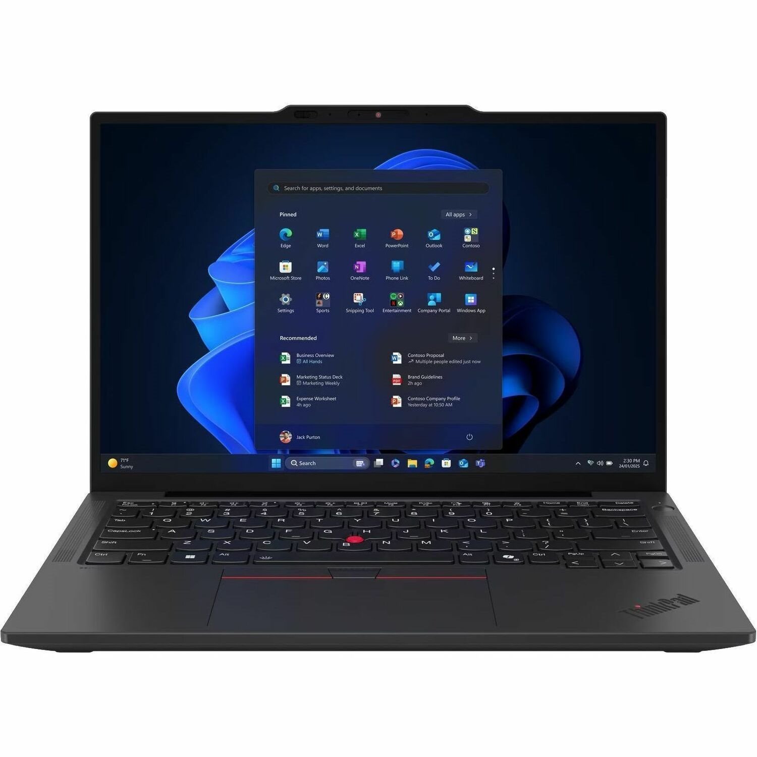 Lenovo ThinkPad X13 Gen 6 21RK000AAU 13.3" Notebook - WUXGA - Intel Core Ultra 5 225U - 16 GB - 512 GB SSD - English Keyboard - Black