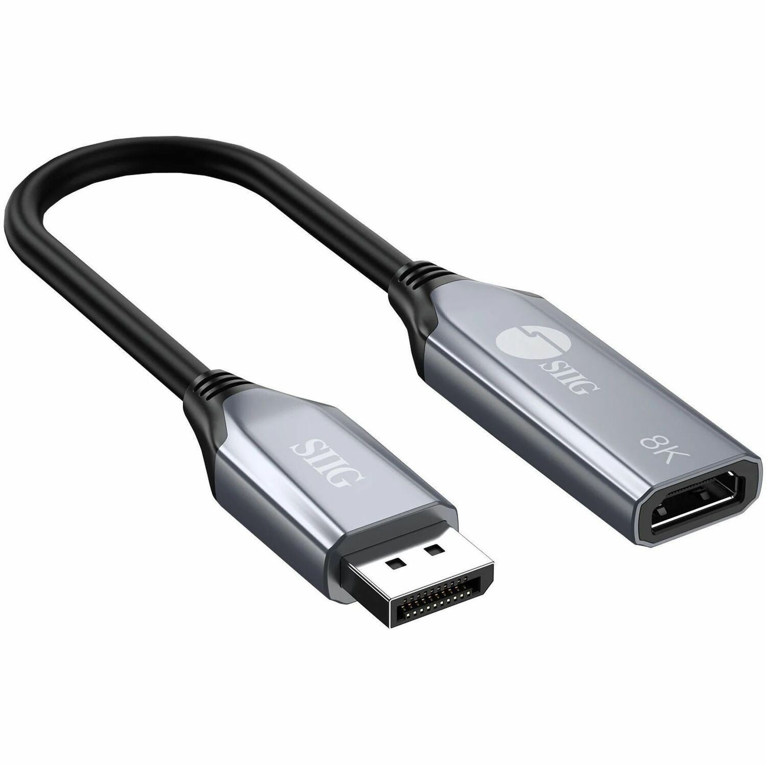 SIIG DisplayPort 1.4 to HDMI Adapter - 8K 60Hz - 4K 144Hz