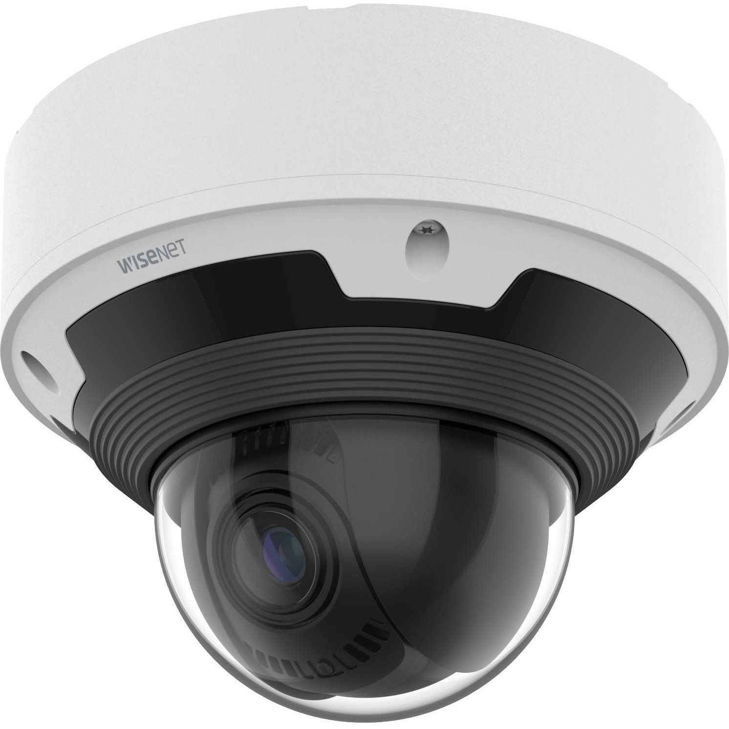 Hanwha Techwin XNV-9083RZ 8 Megapixel Outdoor 4K Network Camera - Color - Dome - White