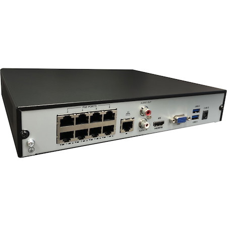 Gyration 8-Channel Network Video Recorder With PoE, TAA-Compliant - 6 TB HDD