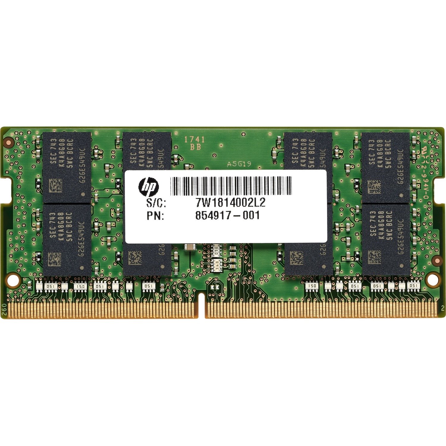 HP RAM Module - 16 GB (1 x 16GB) - DDR4-2666/PC4-21333 DDR4 SDRAM - 2666 MHz - 1.20 V