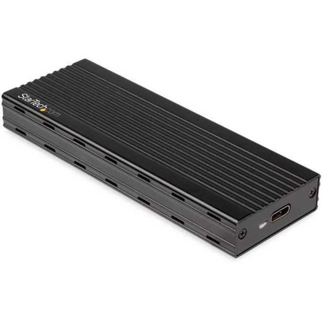 STARTECH.COM USB-C TO M.2 NVME SSD ENCLOSURE, USB 3.1, TB3 COMPATIBLE, DATA BACKUP, 2YR