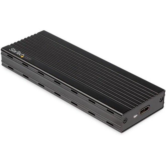 StarTech.com Drive Enclosure - USB 3.1 Type C Host Interface - UASP Support External - Black