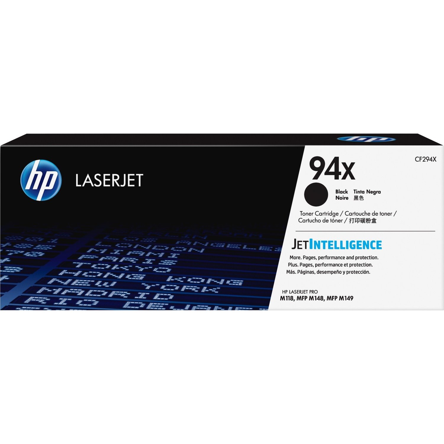 HP 94X Original Laser Toner Cartridge - Black - 1 Each