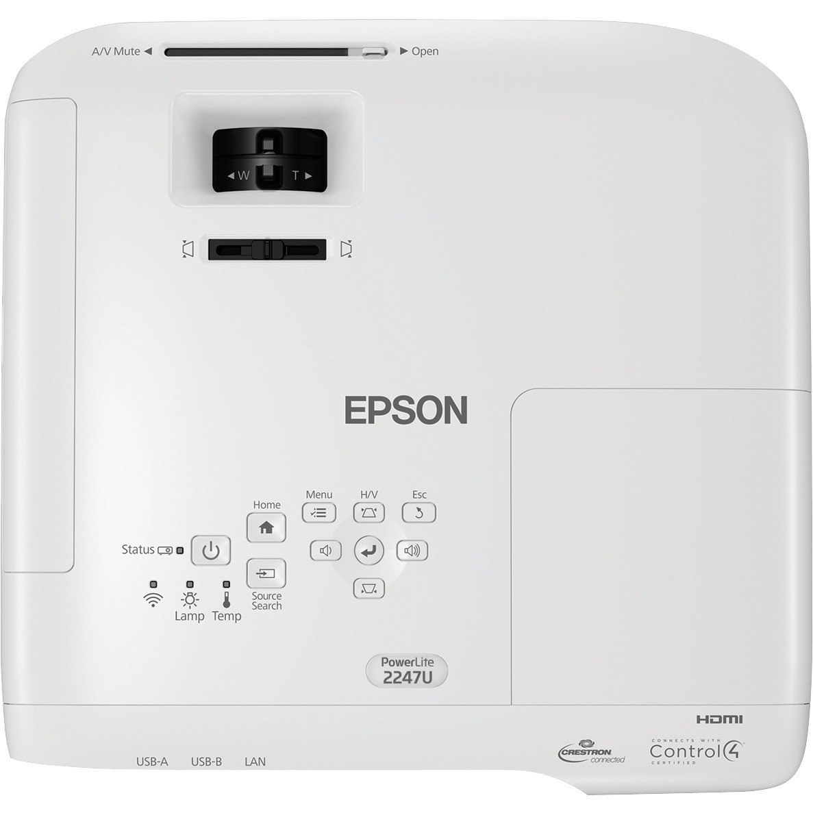 Epson PowerLite 2247U LCD Projector - 16:10