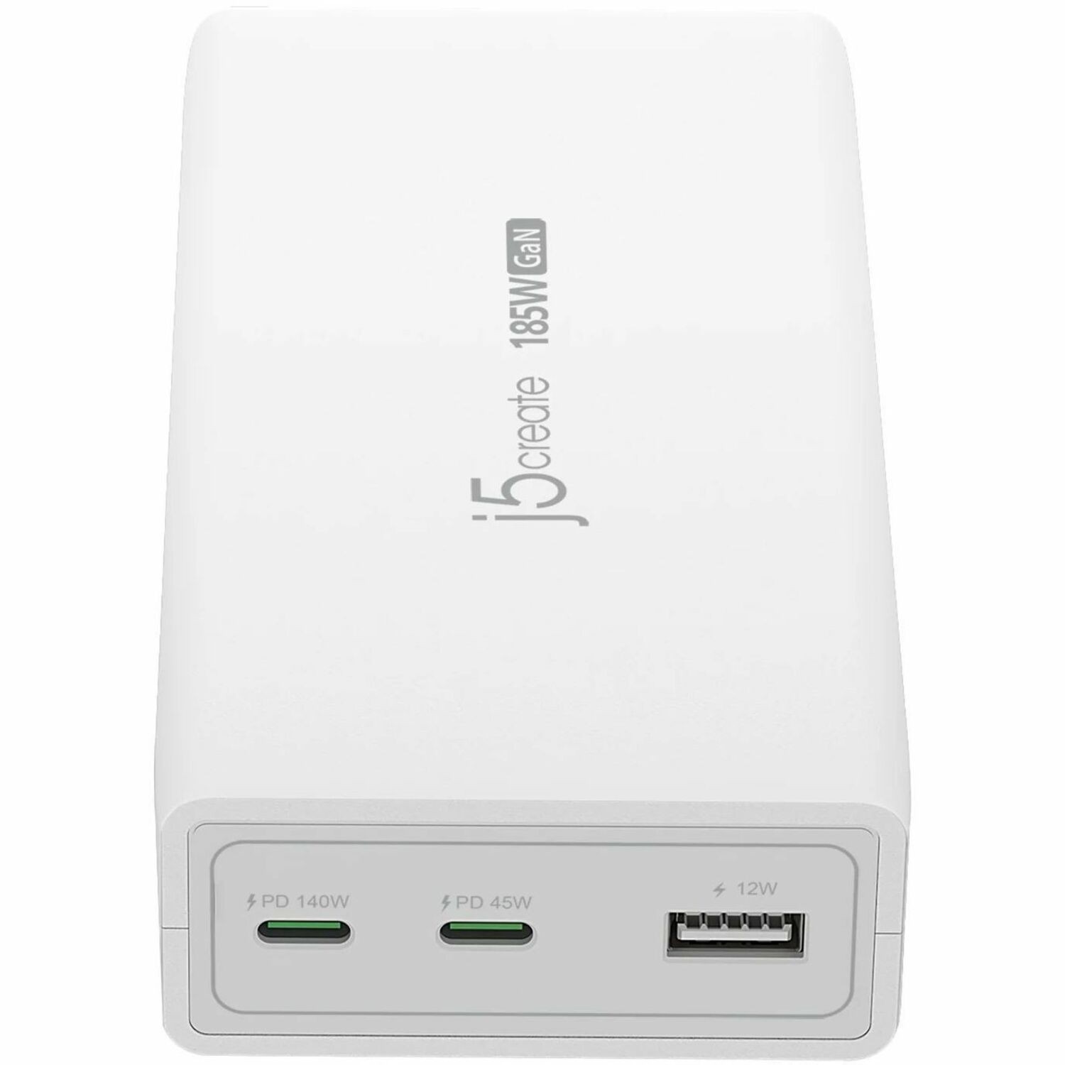 J5create 185W Gan PD 3.1 Usb-C 3-Port Uk Plug Charger