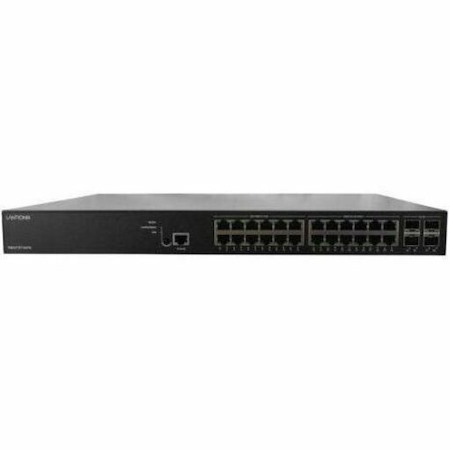 Managed Gigabit Ethernet PoE++ IEEE 1588v2 Switch; 12 10/100/1000Base-T ports + 12 100M/1G/2.5GBase-T ports + 4 10G SFP+ ports