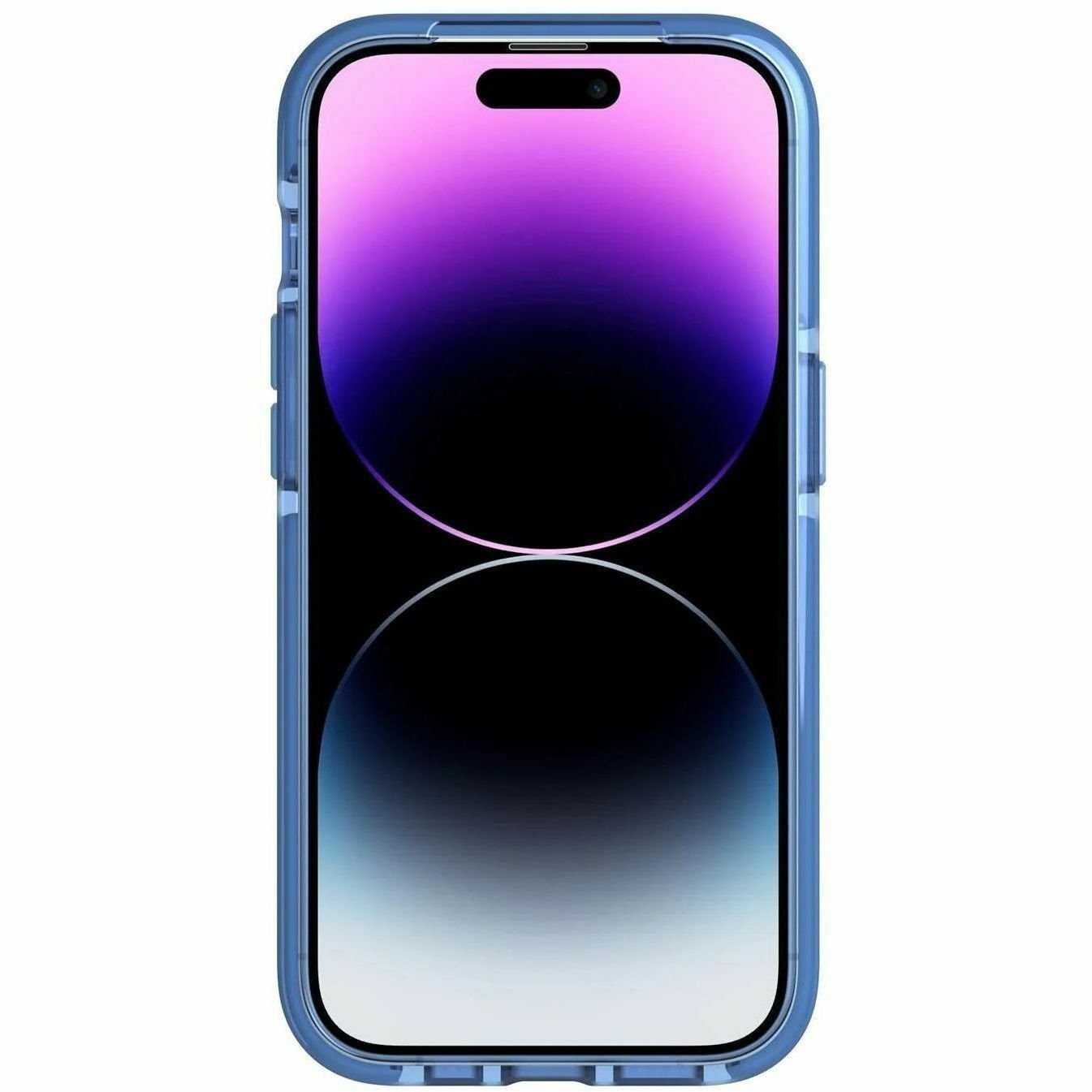 Tech21 Evo Check Case for Apple iPhone 14 Pro Smartphone - Tranquil Blue