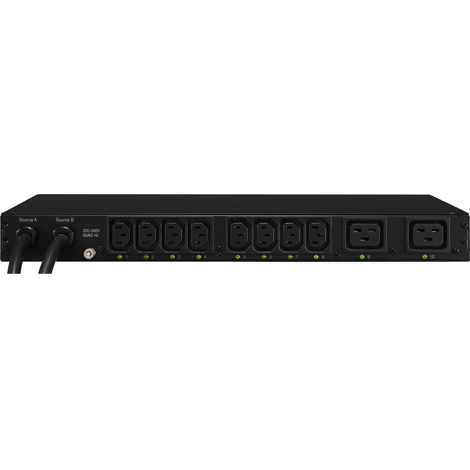 CyberPower PDU20SWHVT10ATNET 200 - 240 VAC 20A Switched ATS PDU