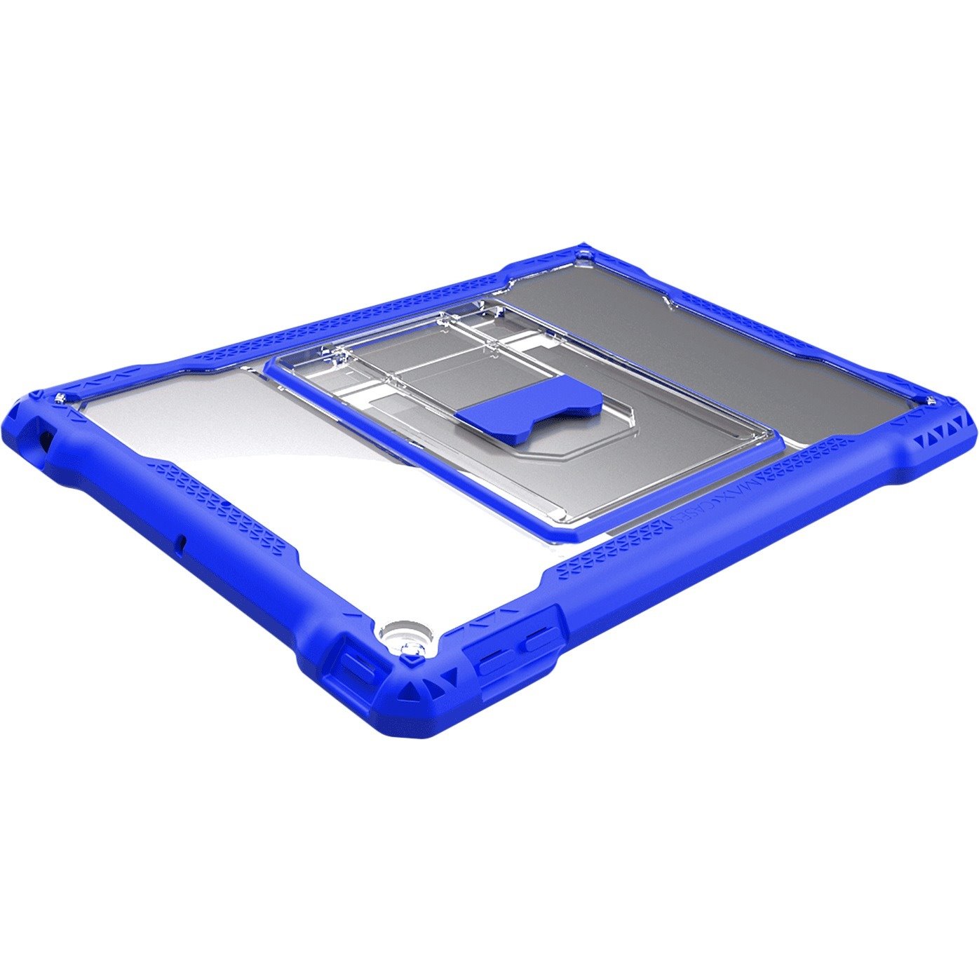 MAXCases Shield Extreme-X Rugged Case for Apple iPad (7th Generation), iPad (8th Generation), iPad (9th Generation) Tablet - Blue, Clear