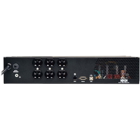 Eaton Tripp Lite Series SmartPro 120V 1kVA 700W Line-Interactive Sine Wave UPS, 2U Rack/Tower, LCD, USB, DB9, 6 Outlets